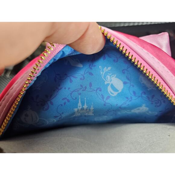 NWT Loungefly Disney Cinderella Pink Dress 75th Anniversary Backpack - Picture 9 of 9